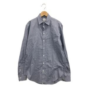 美品 アルマーニコレッツォーニ 長袖ギンガムチェックシャツ メンズ (L) ARMANI COLLEZIONI 中古｜hugall