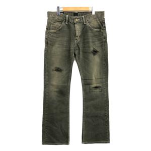 リー デニムパンツ ダメージ加工 THE LEGEND OF DENIM AMERICAN RIDERS メンズ SIZE 33 (L) LEE 中古｜hugall