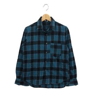 コムデギャルソンオム 長袖チェックシャツ マント付き メンズ SIZE M (M) COMME des GARCONS HOMME 中古｜hugall