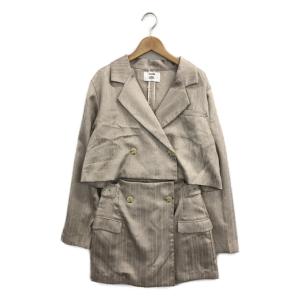 美品 ジュエティ ダブルジャケット キュロット セットアップ レディース SIZE M (M) Jouetie 中古｜hugall