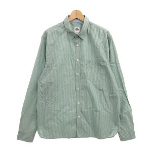 美品 ラコステ 長袖シャツ ストライプ柄 メンズ SIZE 45 (XL以上) LACOSTE 中古｜hugall