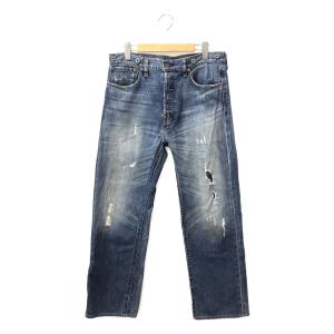 リーバイス デニムパンツ ダメージ加工 ボタンフライ メンズ SIZE W31L33 (M) LEVI’S 中古｜hugall