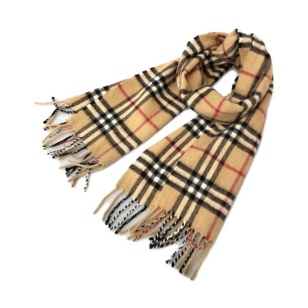 バーバリーロンドン マフラー カシミア100% レディース  BURBERRY LONDON 中古