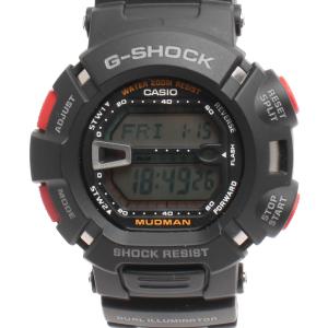 美品 カシオ 腕時計 MUDMAN G-SHOCK クオーツ ブラック G-9000 メンズ CASIO 中古｜hugall