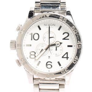 ニクソン 腕時計 THE 51-30 CHRONO クオーツ ホワイト メンズ NIXON 中古｜hugall