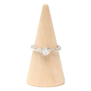 美品 ヨンドシー リング 指輪 Pt950 ダイヤ0.313ct レディース SIZE 8号 (リング) 4℃ 中古｜hugall