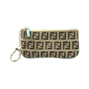 美品 フェンディ キーリング付きコインケース ズッキーノ レディース FENDI 中古｜hugall