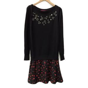 ドーリーガールバイアナスイ 長袖ニットセーター ドッキングスカート レディース SIZE 2 (M) DOLLY GIRL BY ANNA SUI 中古｜hugall