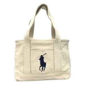 キャンバススクールトートバッグ ユニセックス  POLO RALPH LAUREN 中古｜hugall