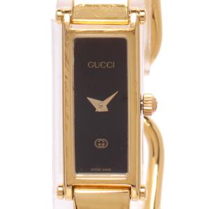 グッチ 腕時計 クオーツ ブラック 1500L レディース GUCCI 中古