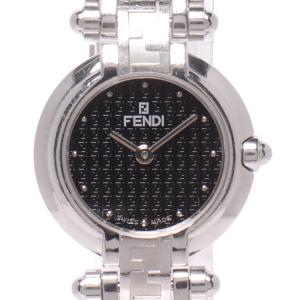 フェンディ 腕時計 オロロジ クオーツ ブラック 750L レディース FENDI 中古