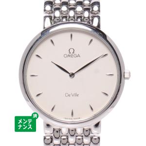 オメガ 腕時計 デヴィル クラシック クオーツ ホワイト 395.2378 メンズ OMEGA 中古