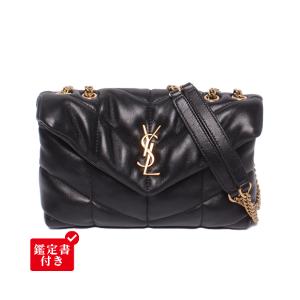 サンローラン チェーンショルダーバッグ 肩掛け 斜め掛け ルル パファー トイバッグ 7593371 レディース SAINT LAURENT 中古