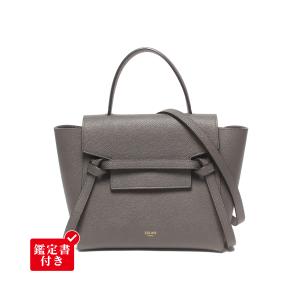 セリーヌ 2WAY ハンドバッグ ショルダーバッグ 肩掛け 斜め掛け ナノ ベルトバッグ 189003 レディース CELINE 中古