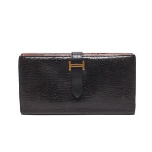 エルメス 長財布 □R刻印 ゴールド金具 ベアンスフレ レディース HERMES 中古