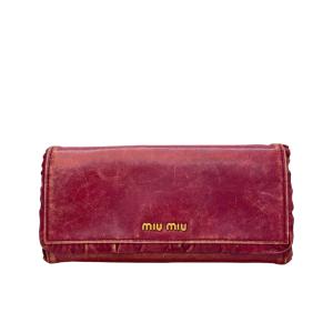 ミュウミュウ 長財布 レディース MIUMIU 中古