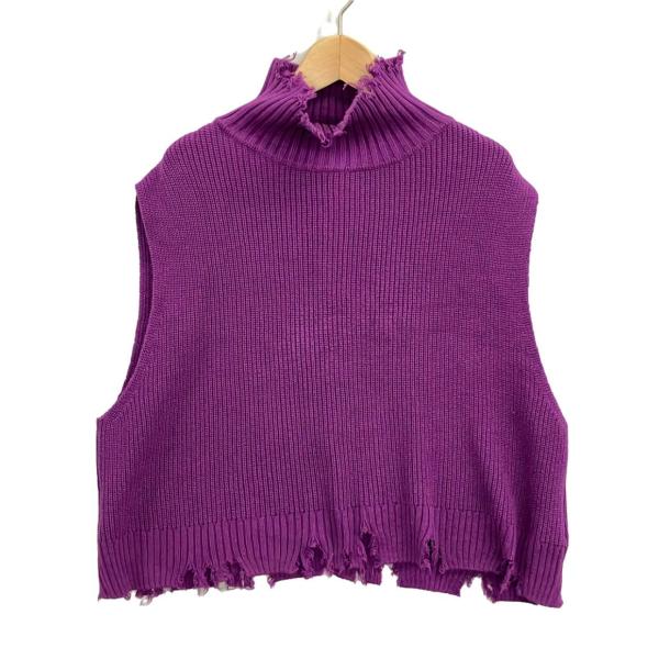 ステュディオス バックスリット ノースリーブニット レディース SIZE F (M) STUDIOU...