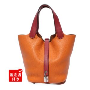 エルメス ハンドバッグ X刻印 シルバー金具 ピコタンロック18 PMタッチ レディース HERMES 中古