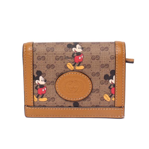 グッチ ディズニー 二つ折り財布 602534 493075 レディース GUCCI Disney ...