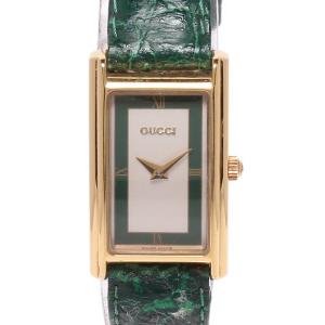 グッチ 腕時計 クオーツ ホワイト 2600L レディース GUCCI 中古