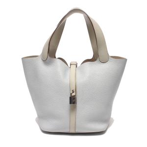 エルメス ハンドバッグ □R刻印 シルバー金具 トリヨンクレマンス ピコタンロックMM レディース HERMES 中古