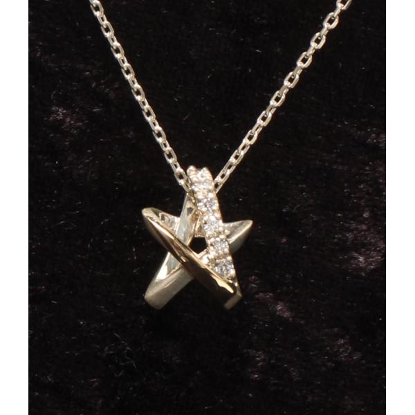 スタージュエリー ネックレス K18 SV925 スターモチーフ レディース STAR JEWELR...