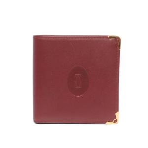 カルティエ 二つ折り財布 マスト ドゥ カルティエ メンズ Cartier 中古