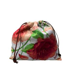 ロエベ パウラズイビザ ポーチ ドローストリングポーチ フラワー柄 レディース LOEWE Paula’s Ibiza 中古