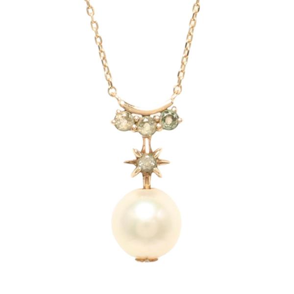 スタージュエリー ネックレス K10 パール6.7mm レディース STAR JEWELRY 中古