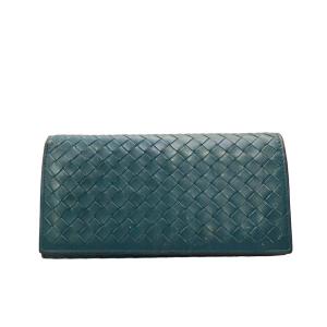 ボッテガ・ヴェネタ 長財布 イントレチャート コンチネンタルウォレット レディース メンズ BOTTEGA VENETA 中古
