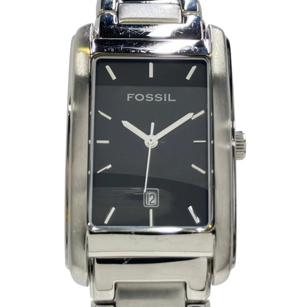 フォッシル 腕時計 クオーツ ブラック FS-2965 メンズ FOSSIL 中古