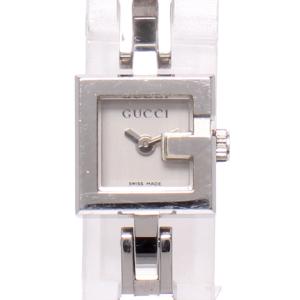 グッチ 腕時計 Gミニ クオーツ ホワイト 102 レディース GUCCI 中古