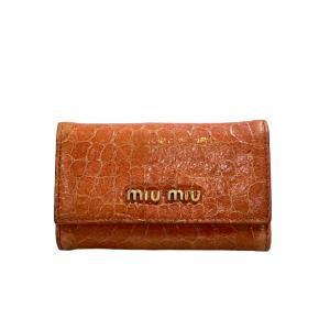 ミュウミュウ 6連キーケース レディース MIUMIU 中古