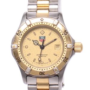 タグホイヤー 腕時計 プロフェッショナル 200M 2000シリーズ クオーツ ゴールド 964.008 レディース TAG HEUER 中古