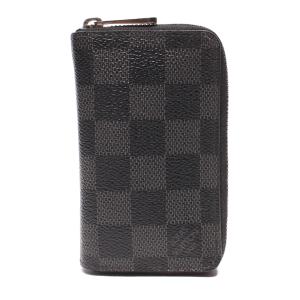 ルイ・ヴィトン コインケース ジッピーコインパース ダミエグラフィット N63076 メンズ LOUIS VUITTON 中古