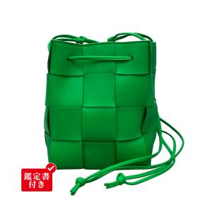 美品 ボッテガ・ヴェネタ ショルダーバッグ 斜め掛け バケットバッグ カセット 680218 レディース BOTTEGA VENETA 中古