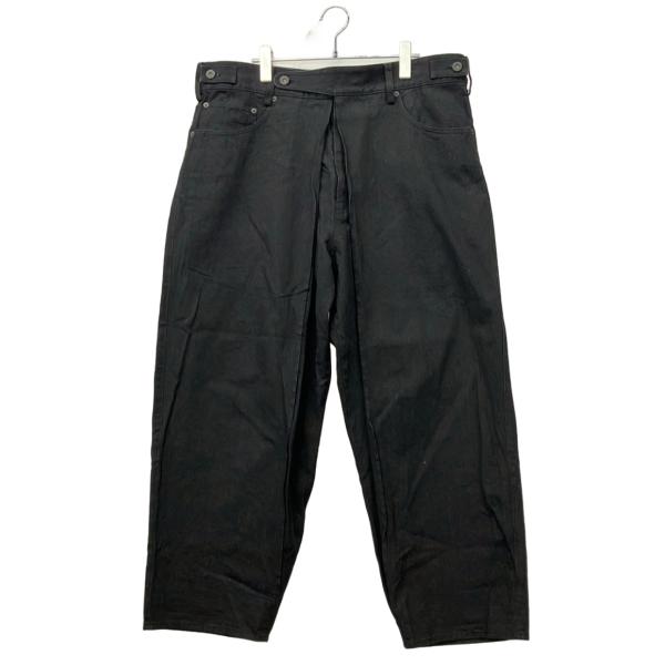 サイト デニムパンツ ワイドタック ヨウジヤマモト ウィッシュ加工 10 oz Denim Cent...