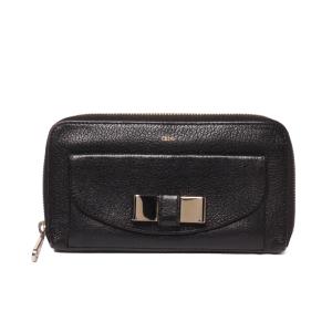 クロエ ラウンドファスナー長財布 レディース Chloe 中古