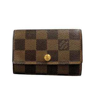 ルイ・ヴィトン 6連キーケース ミュルティクレ6 ダミエ N62630 メンズ レディース LOUIS VUITTON 中古