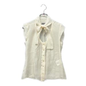 シャネル シルク ノースリーブ ブラウス P23561V12596 レディース SIZE 34 (S) CHANEL 中古
