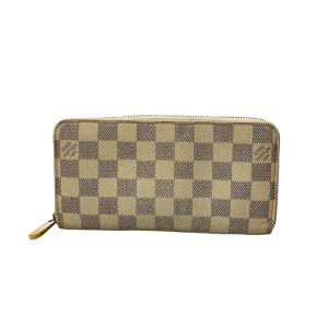 ルイ・ヴィトン ラウンドファスナー長財布 ジッピーウォレット ダミエ アズール N63503 レディース LOUIS VUITTON 中古
