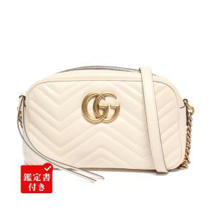 グッチ ショルダーバッグ 斜め掛け 肩掛け スモール カメラバッグ GGマーモント 447632 213317 レディース GUCCI 中古