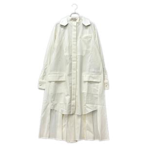 サカイ 長袖 バッグプリーツ ワンピース 21-05524 レディース SIZE 1 Sacai 中古