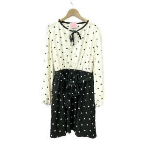 kate spade new york◇長袖ワンピース/XS/ポリエステル/BLK : セカンド
