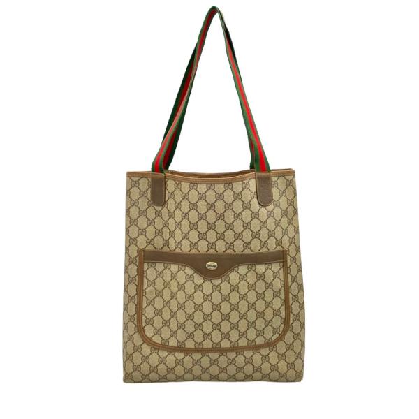 グッチ トートバッグ ショルダーバッグ 肩掛け シェリーライン GGスプリーム 40 02 003 ...