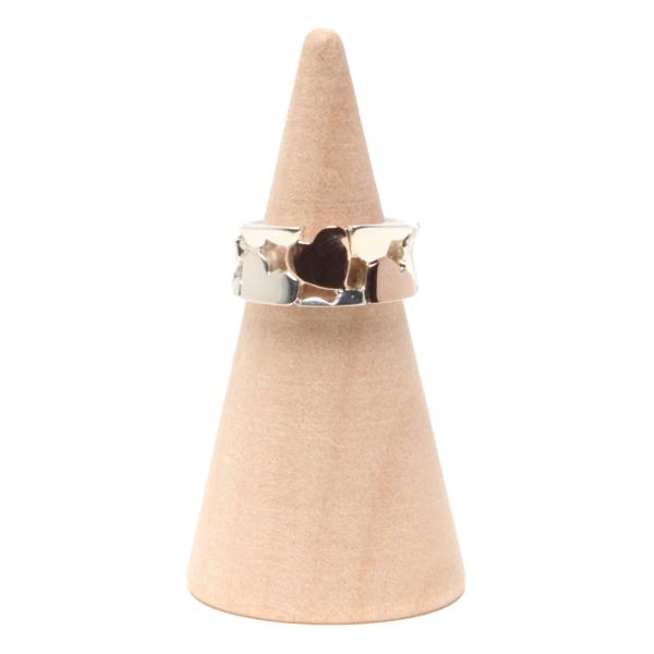 スタージュエリー ピンキーリング 指輪 K18 SV925 レディース STAR JEWELRY 中...