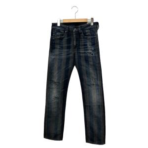 ダメージ加工デニムDIESELパンツ DIESEL(ディーゼル) DAMAGE DENIM PANTS ダメージ加工 ドロー