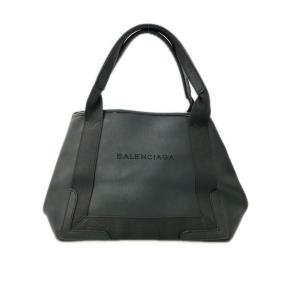 バレンシアガ ハンドバッグ ネイビーカバ 339933 レディース BALENCIAGA 中古
