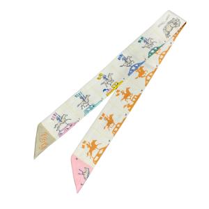 エルメス スカーフ シルク100% ツイリー パラード レディース HERMES 中古