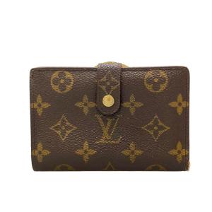 訳あり ルイ・ヴィトン 二つ折り財布 ポルトフォイユ ヴィエノワ モノグラム M61673 レディース LOUIS VUITTON 中古